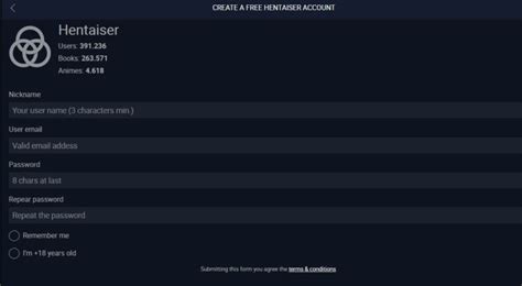 hentaiser|Create a free Hentaiser account.